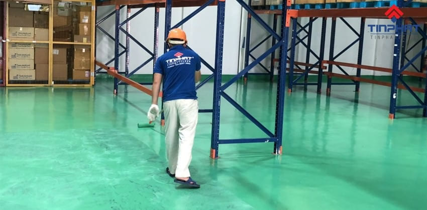 Thi công sơn epoxy sàn nền tại Hà Tĩnh